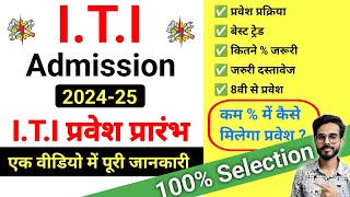 ITI Admission 2024 Online Apply | ITI Admission 2024-25 All Details | MP ITI Choice Filling 2024