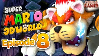 Super Mario 3D World Nintendo Switch Gameplay Walkthrough Part 8 - World Bowser! Meowser Final Boss!