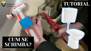 Cum se schimba ROBINETUL FLOTOR de la rezervorul de WC!🛠