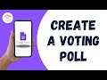 How to Create a Voting Poll on Google Form