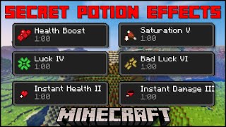 Minecraft - Secret Potion Effects (Java/Bedrock)