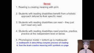 3.DYSLEXIA: READING AND THE BRAIN