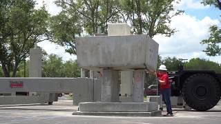 Our Precast Pile Caps in Action