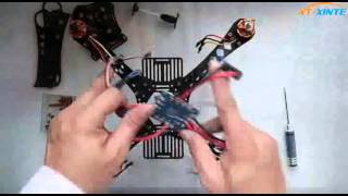 F14893-FDIY 380  Quadcapter with FPV APM2.8 920KV Motor 30A ESC flysky 2.4GFS-i6 Transmitter