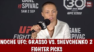 Noche UFC: Alexa Grasso vs. Valentina Shevchenko 2 Fighter Picks