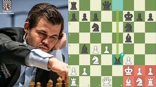 Thí Xe Nước Thứ 10 - Vua Cờ Magnus Carlsen Ép Đối Thủ Không Thể Phát Triển Quân || TungJohn Chess