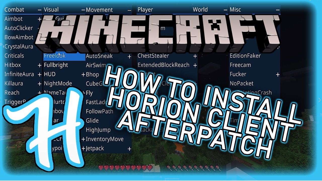 Minecraft Windows 10 Bedrock Edition Horion Hacked Client Version 1.16. ...