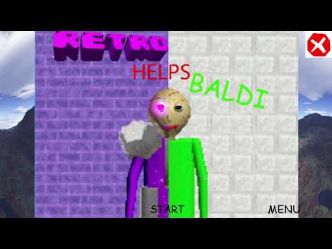 Retro Helps Baldi- A Baldi's Basics Mod. - YouTube