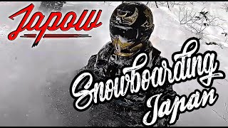 Snowboarding Japow!