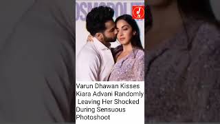 Varun Dhawan Kisses Kiara Advani Randomly...Shocked #shorts