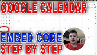 ✅ How To Get Google Calendar HTML Embed Code🔴