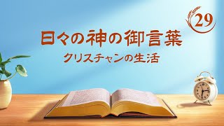 日々の神の御言葉: 神の三段階の働き | 抜粋 29