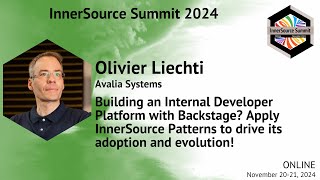 Apply InnerSource Patterns to drive Internal Developer Platform with Backstage