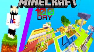 Minecraft one block survival 100 Day in [HINDI]