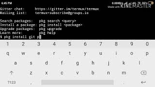 🔰Pkg install for termux git python python2🔰