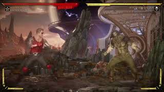 41% damage for Johnny Cage,one bar, mid screen + corner combo