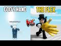 God's Hand VS The Flex Glove | Roblox Slap Battles