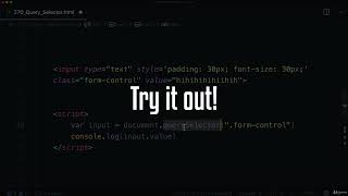 Query selectors