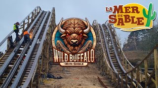 Visite En Chantier 🚧 : Wild Buffalo le nouveau Wooden Coaster 🎢 de la Mer de Sable !