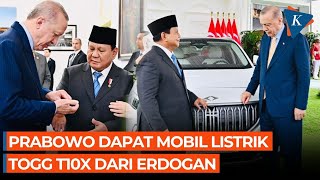 Erdogan Beri Prabowo Mobil Listrik Togg T10X sebagai Hadiah