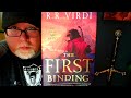 Best Fantasy Debut Ever?!? THE FIRST BINDING / R. R. Virdi / Book Review / Brian Lee Durfee / Novel