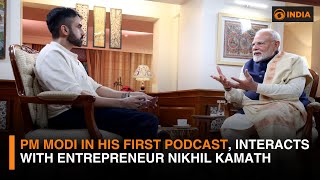 PM in his first podcast, interacts with entrepreneur Nikhil Kamath | DD India News Hour