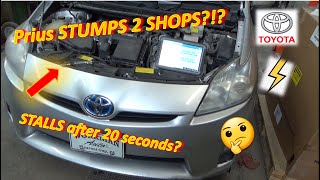 Prius STUMPS 2 Shops...STALLS after 20 Seconds?! (EV Battery DEPLETED!!)