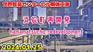 JR浜松町駅改良工事 世界貿易センタービル解体 東京 港区 再開発 Tokyo Cityscape HAMAMATSUCHO World Trade Center Building Redevelop