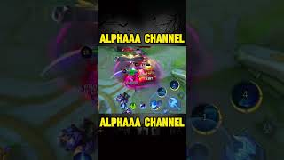 1VS5 SAVAGE ALPHA | TOP GLOBAL ALPHA BUILD | MLBB  #mobilelegends #mlbb #alpha #mlbbshorts #viral