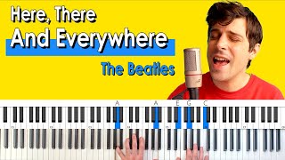 Here, There And Everywhere (The Beatles) PIANO CHORDS TUTORIAL