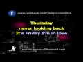 The Cure - Friday im in love (with backings) - Karaoke