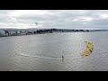 Kitesurfing / Windsurfing in Poole Harbour / Sandbanks / DJI Mini2 / 4K