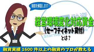 【日本政策金融公庫の融資制度】経営環境変化対応資金（セーフティネット貸付）とは？制度を解説