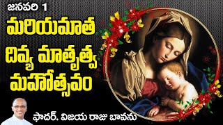 మరియమాత దివ్యమాతృత్వ మహోత్సవం / Mary Mother of God / Solemnity Mary Mother of God / New Year Feast