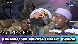 FINALLY‼️KARANGU WA MURAYA KWÍARIA CIÍGIE CAROL KIM NAKE | MBOTE NJOGU GÚTENDERIA #kikuyugossipclub