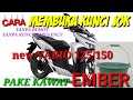 Cara MEMBUKA JOK TANPA KUNCI/REMOT HONDA VARIO 125/VARIO 150