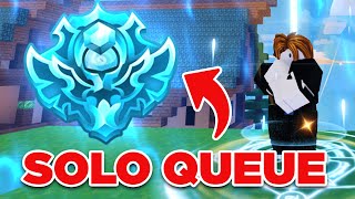 SOLO QUEUING on a DIAMOND account.. (roblox bedwars)