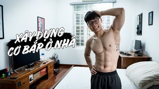 Biến PHÒNG NGỦ thành PHÒNG TẬP xây dựng cơ bắp TOÀN THÂN | Full Body Home Workout | SHINPHAMM