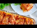 LASAÑA o LASAGNA DE CARNE (deliciosa) - Recetas fáciles Pizca de Sabor