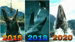 Evolution of Mosasaurus in Jurassic movies! (2015-2022)