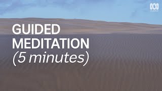 Guided Meditation For Calming The Mind (5 Minutes) | Natural Mindful