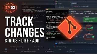 How Git Tracks Changes | Git Status, Diff & Add Tutorial (2026)