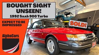 Would You Buy a Saab 900 Turbo Sight Unseen? #Saab #900Turbo