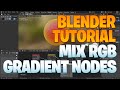 Blender beginner series No. 146 - Gradient with MixRGB and Layer Weight nodes