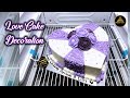 Dekorasi kue wedding bentuk love | Love Cake Decoration - Nazari Cake