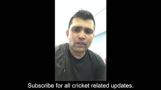 Here's a message from Kamran Akmal !