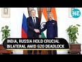 Jaishankar meets Russia's Sergey Lavrov on sidelines of G20 meet amid tussle over Ukraine war stand