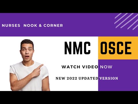 Nmc Osce Updated Version 2022 Intro Youtube