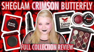 SHEGLAM CRIMSON BUTTERFLY FULL COLLECTION REVIEW @sheglam_official