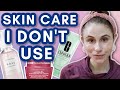 10 Skin care PRODUCTS I DON'T USE| Dr Dray